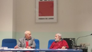 Il presidente Amerigo Ciervo e il presidente onorario Tonino Conte 